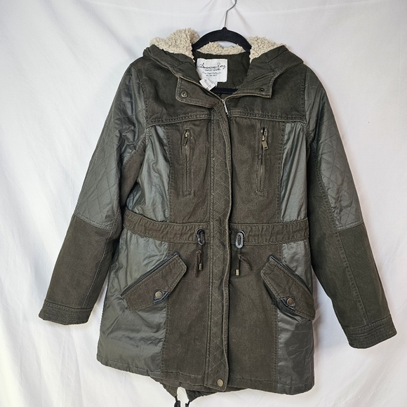American Rag Jackets & Blazers - American Rag Green Utility Jacket Durable Cotton Canvas Size M